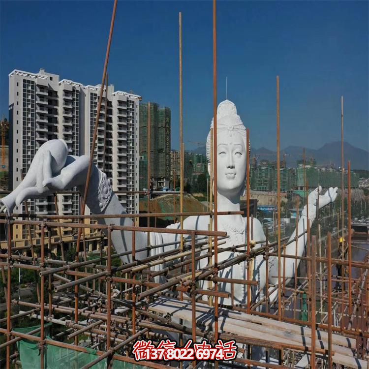 仿古石雕佛像，大型露天石像雕刻，美化景區廣場