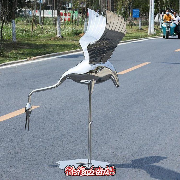 火烈鳥雕塑，美化你的園林景觀