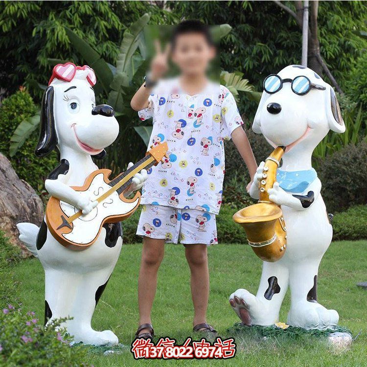 室外音樂(lè)動(dòng)物雕塑擺件