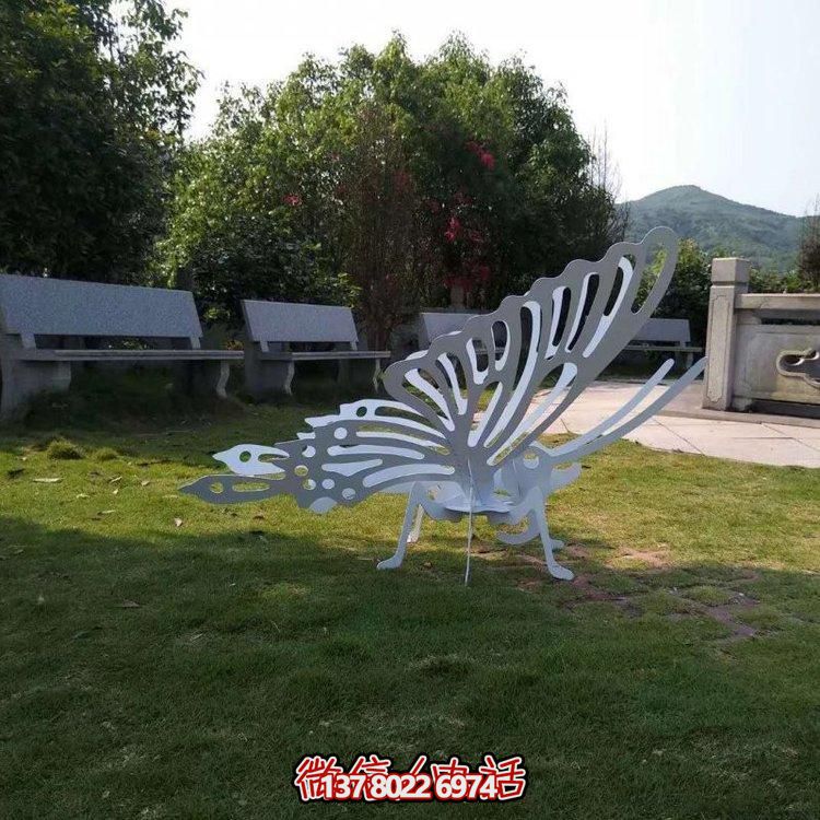 高級不銹鋼雕塑擺件，讓公園更加美麗