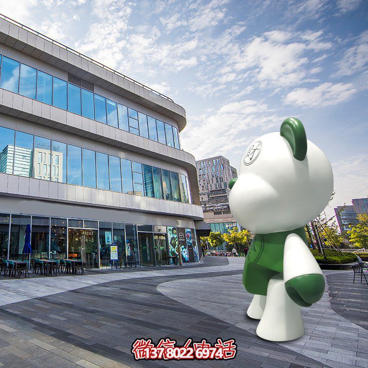 玻璃鋼創意熊雕塑，點亮商場卡通園林景觀