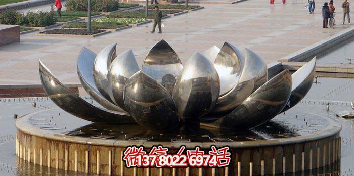 室外不銹鋼噴泉雕塑，讓廣場(chǎng)與公園更加美麗