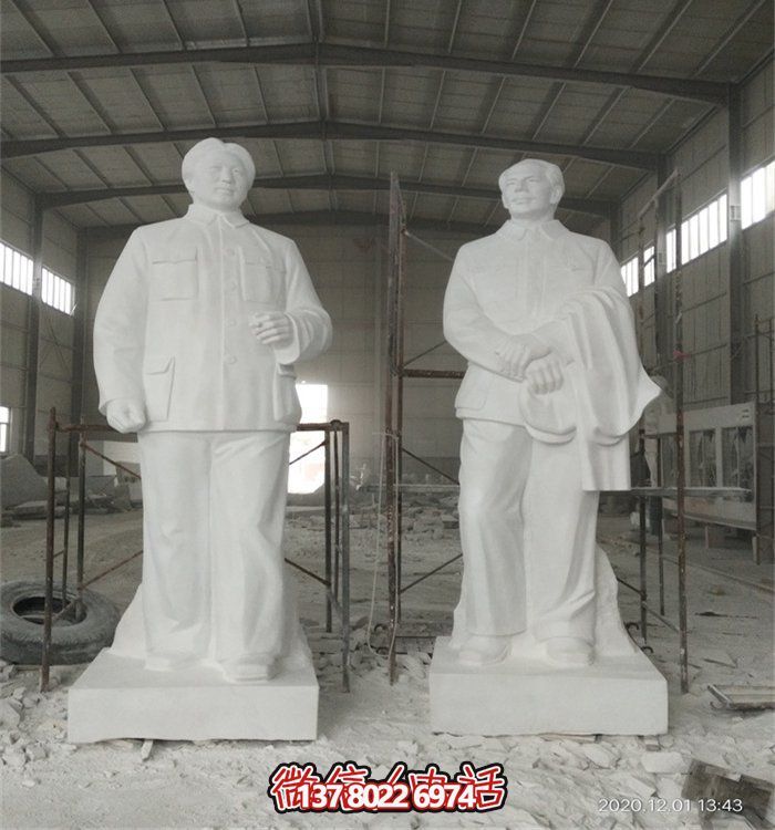 毛澤東偉人雕像，大型漢白玉雕刻，適宜于廣場等場所