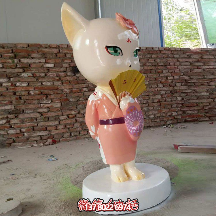 彩繪玻璃鋼動(dòng)漫人物雕塑