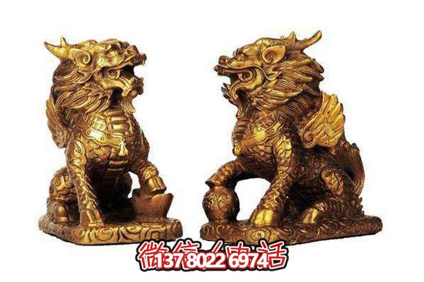 【不銹鋼鎏金麒麟雕塑——創(chuàng)意室內(nèi)商廈裝飾】 【不銹鋼鎏金麒麟雕塑——創(chuàng)意室內(nèi)商廈裝飾】