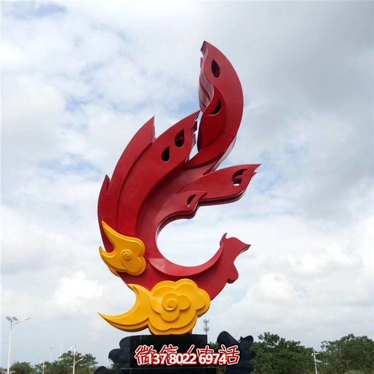 戶外廣場(chǎng)大型不銹鋼抽象園林景觀擺件